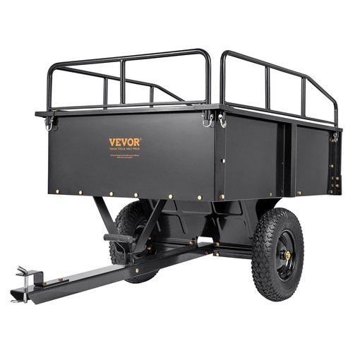 Vevor dump trailer - vevor, behind