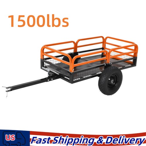 Dump trailer tow behind - tow,