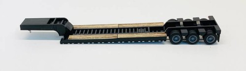 Black construction lowboy - construction,